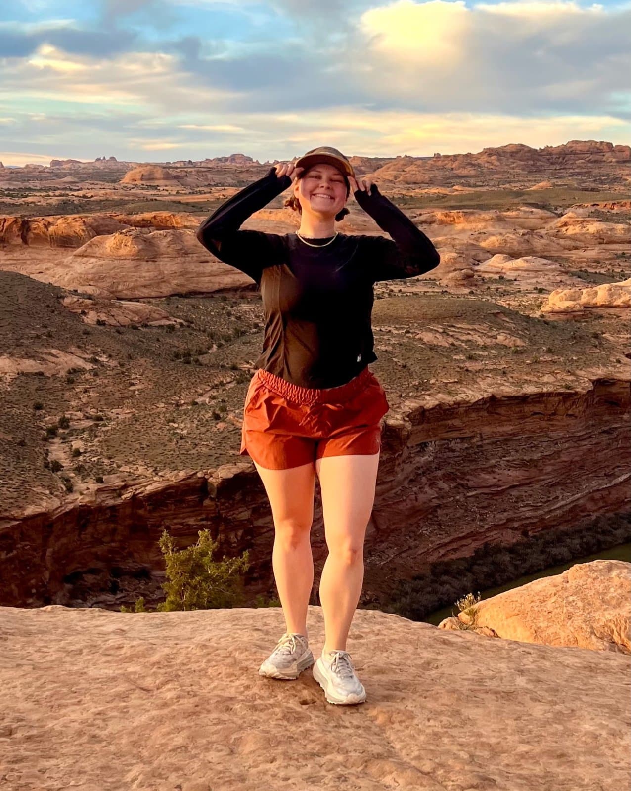 Kati Dunay outdoors in the desert